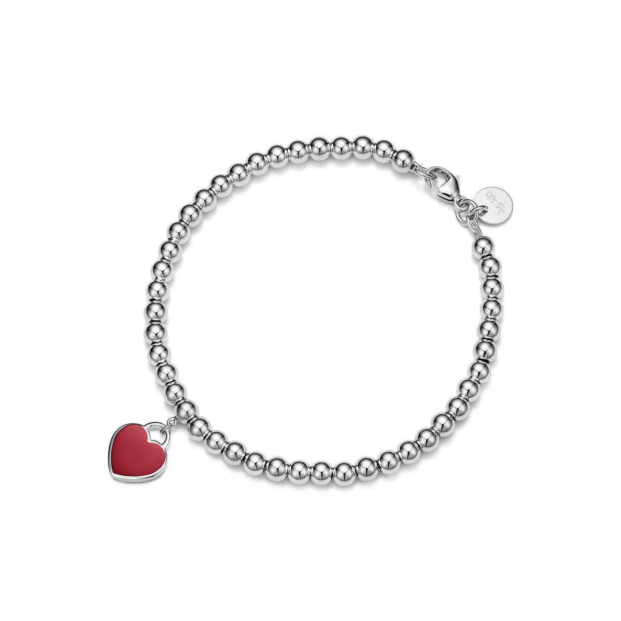 Tiffany Return to Tiffany Heart Tag Bead Bracelet