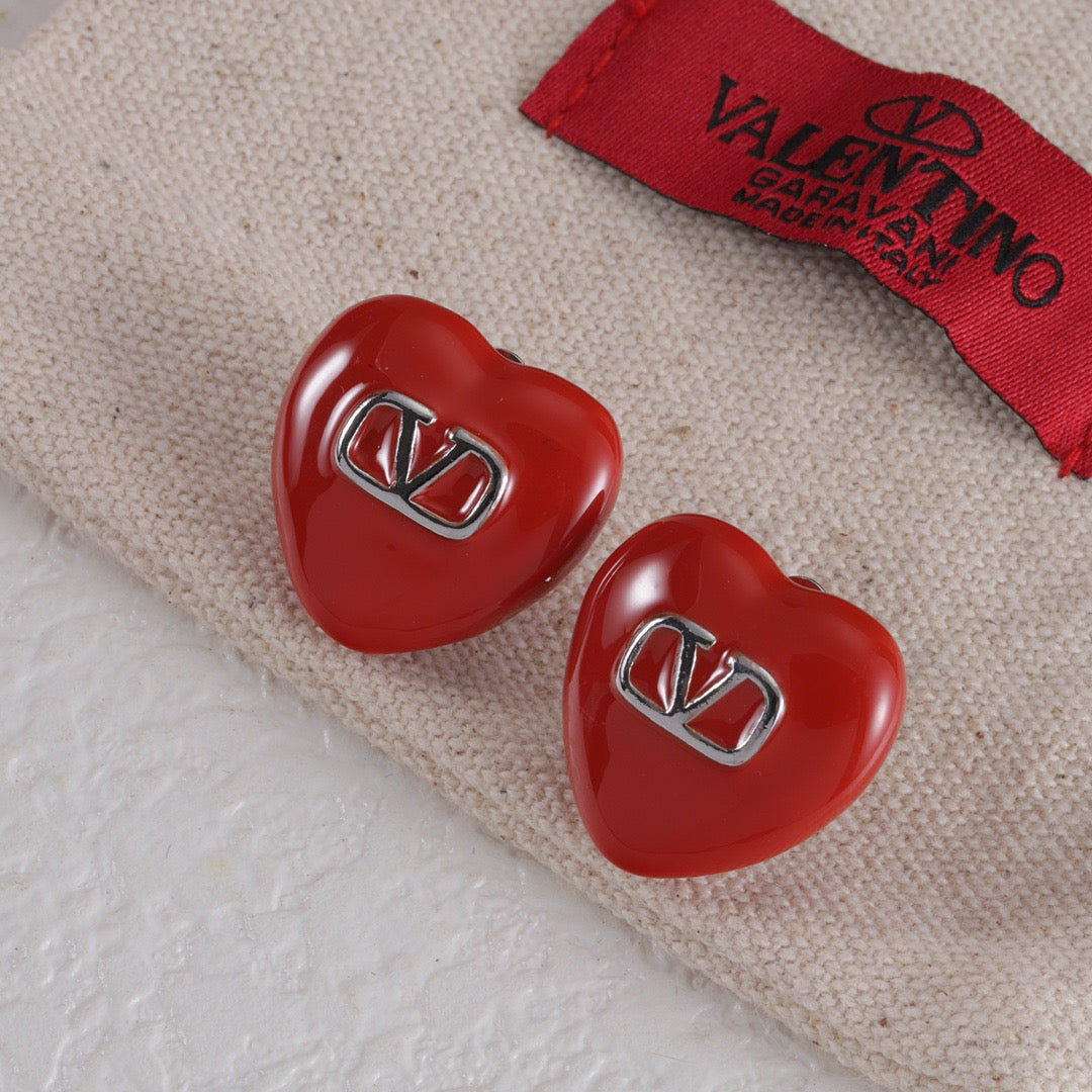Valentino Heart Earrings
