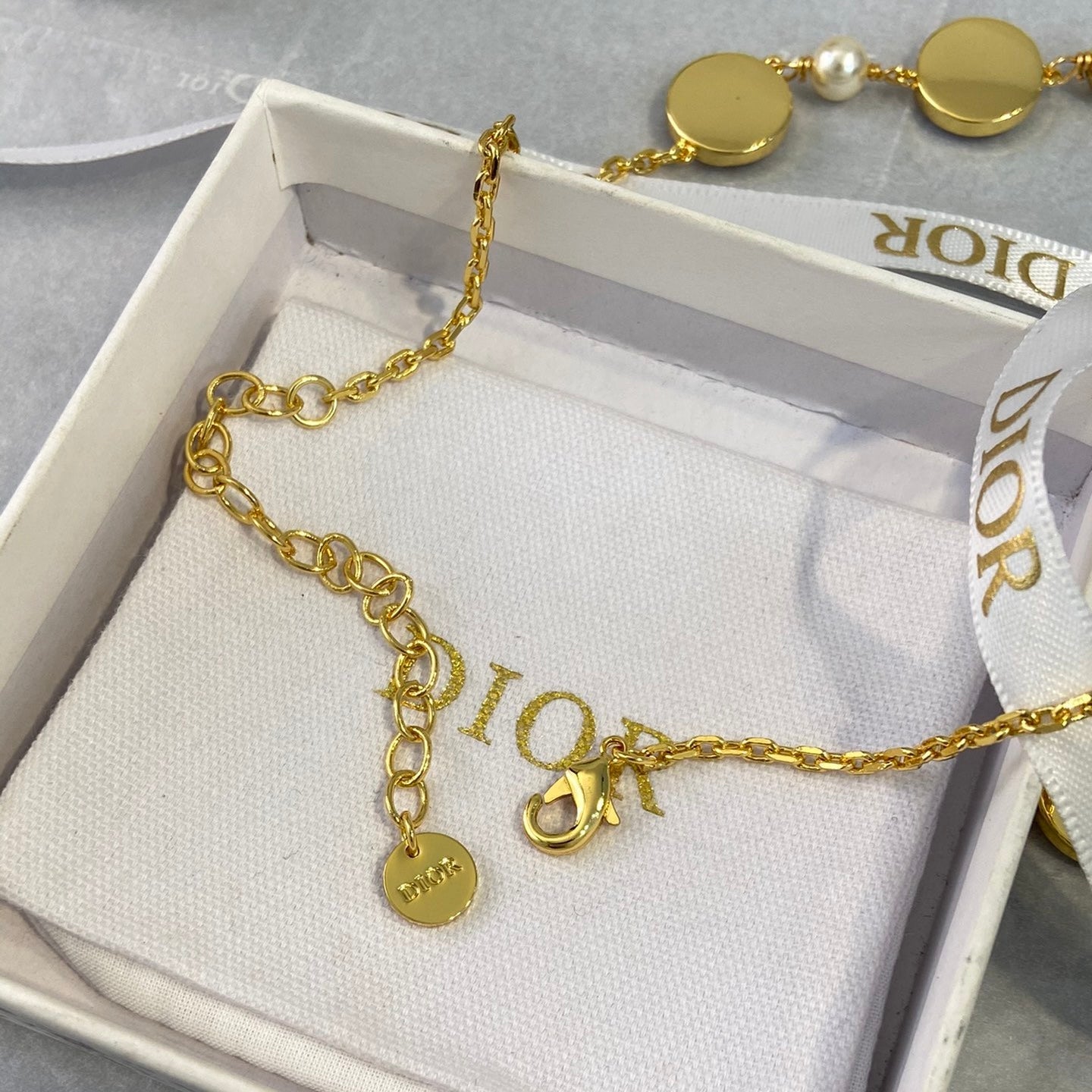 Dior Petite Circle Necklace