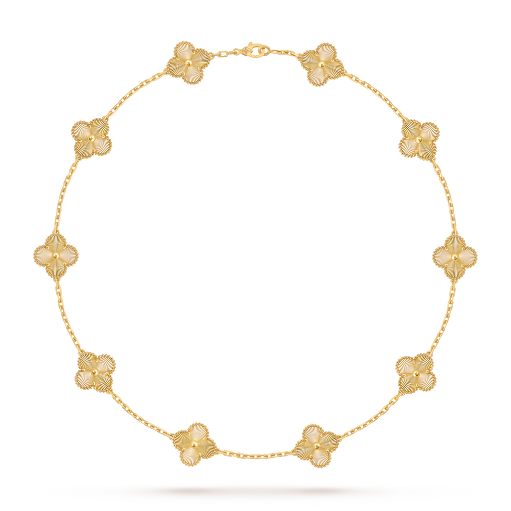 VCA Vintage Alhambra necklace, 10 motifs